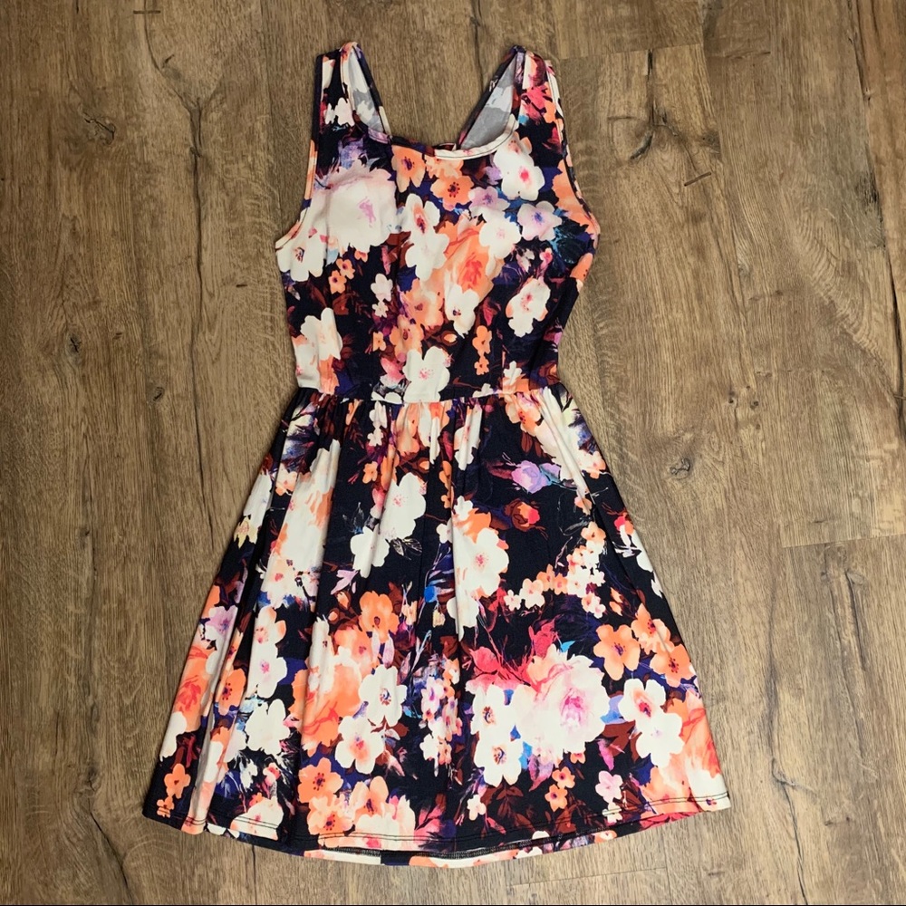 Floral A-Line Dress